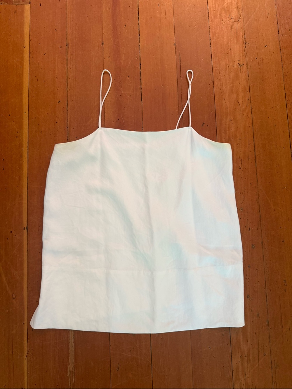 Everlane White Spaghetti Strap Camisole